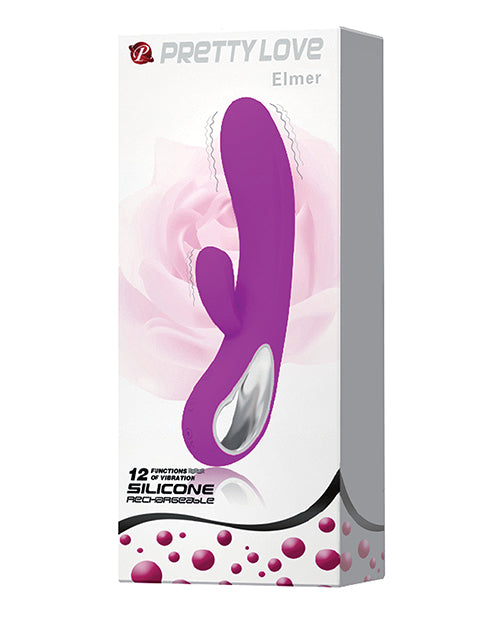 Pretty Love Elmer Rabbit w/Handle 12 Functions - Fuchsia