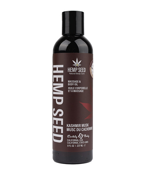 Earthly Body Massage &amp; Body Oil - 8 oz Kashmir Musk