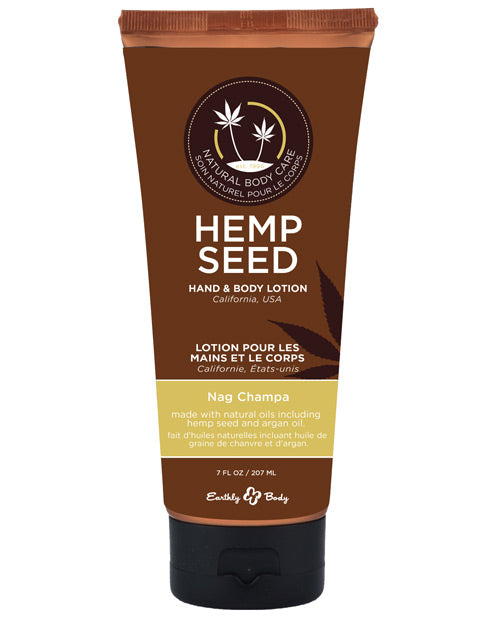 Earthly Body Hand &amp; Body Lotion - 7 oz Tube Nag Champa