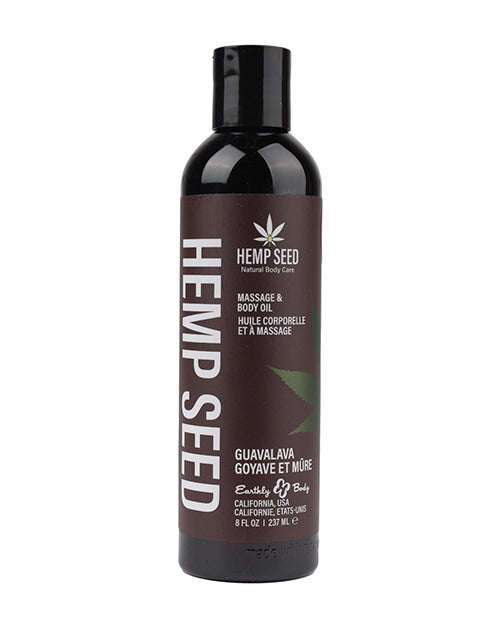 Earthly Body Massage &amp; Body Oil - 8 oz Guavalava
