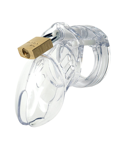 CB-6000S 2 1/2" Cock Cage &amp; Lock Set - Clear