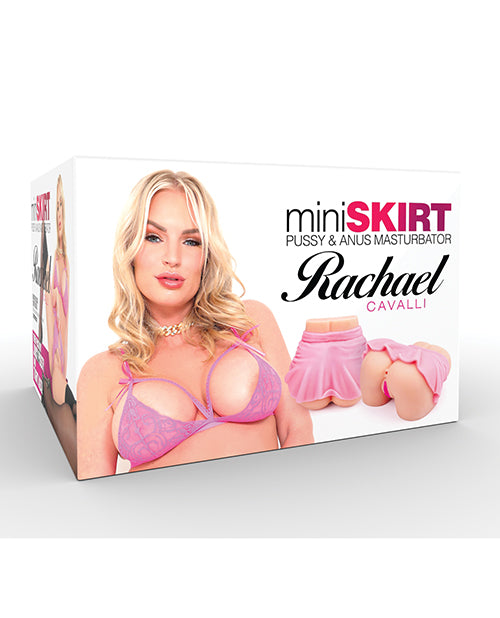 Rachel Cavalli Mini Skirt Pussy &amp; Ass Masturbator