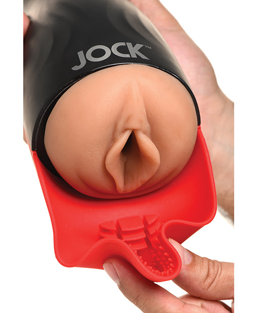 Curve Toys Jock Sucking &amp; Vibrating Pussy Masturbator