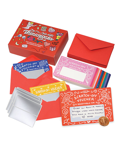 Mini Date Night Shenanigans DIY Scratch Off Vouchers &amp; Coupons