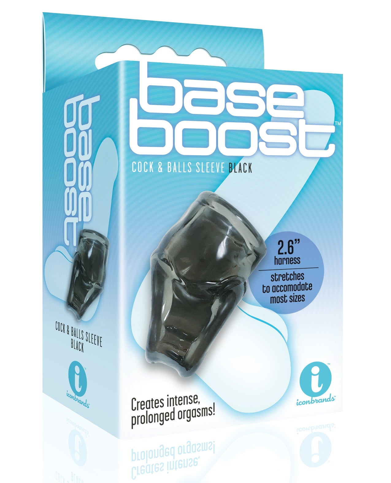 The 9's Base Boost Cock &amp; Balls Sleeve - Black