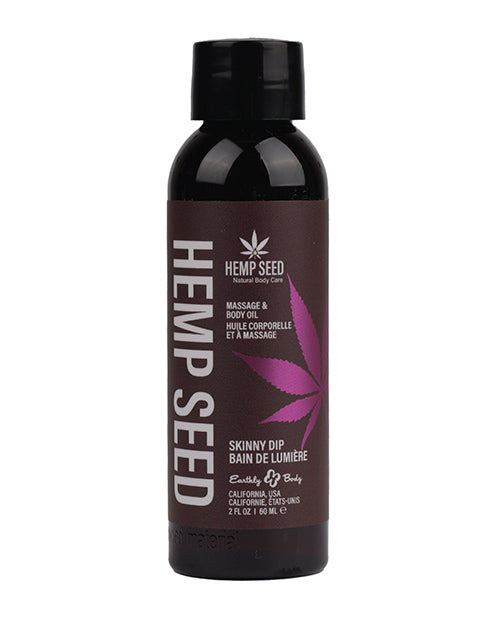 Earthly Body Massage &amp; Body Oil - 2 oz Skinny Dip