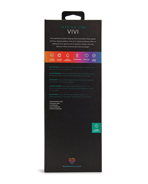 Nu Sensuelle Vivi Double Tapping Vibe - Emerald Green