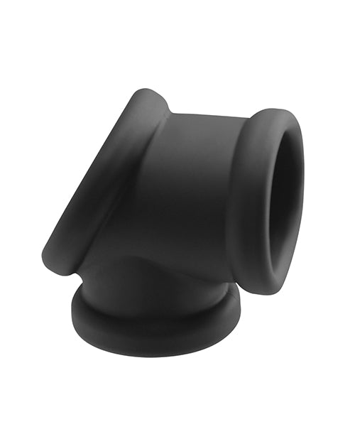 Renegade Piper Cock &amp; Balls Ring - Black