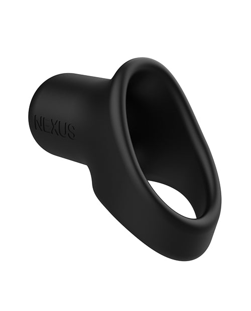Nexus Rise Liquid Silicone Cock &amp; Ball Sling - Black