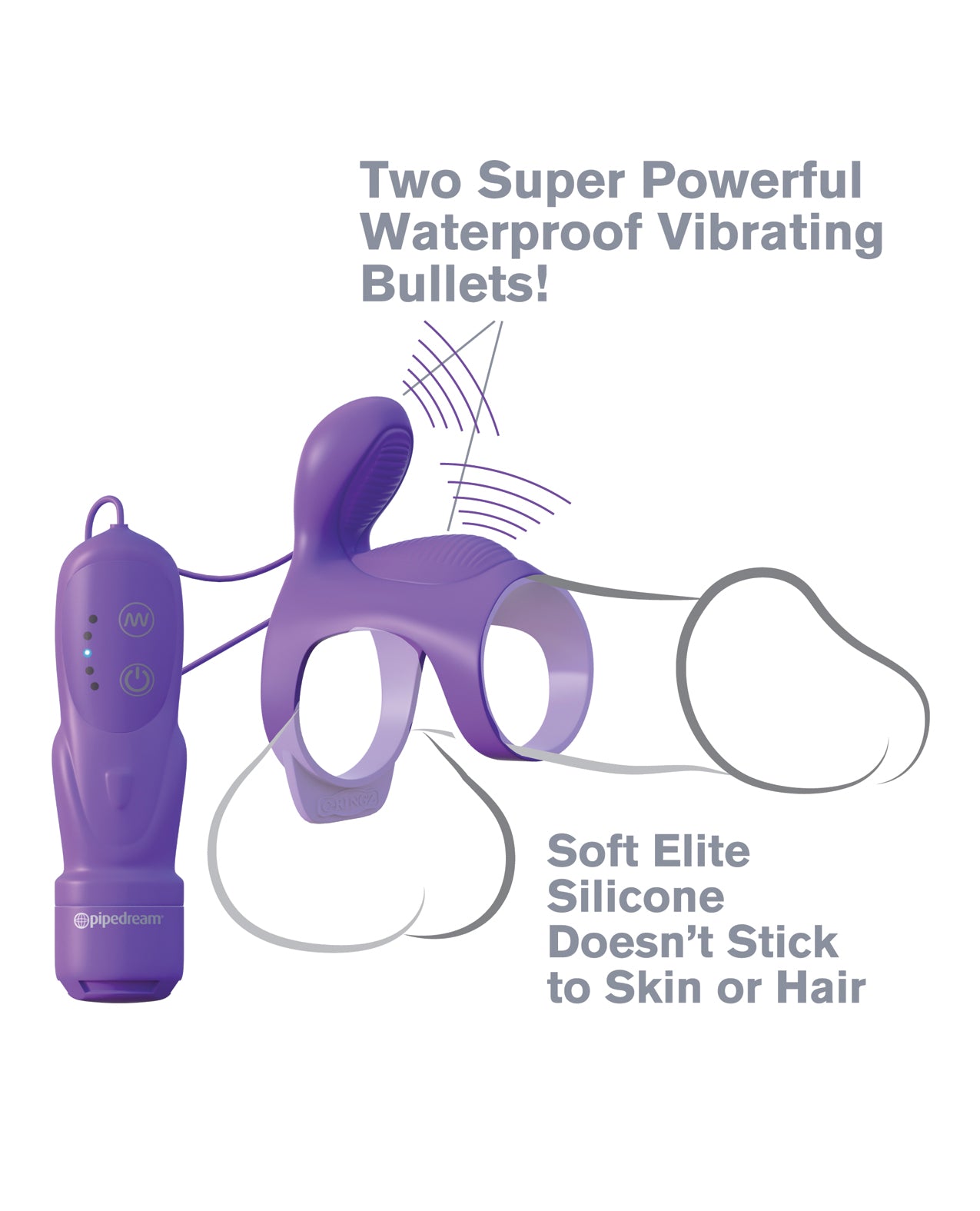 Fantasy C-Ringz Ultimate Couples Cage - Purple