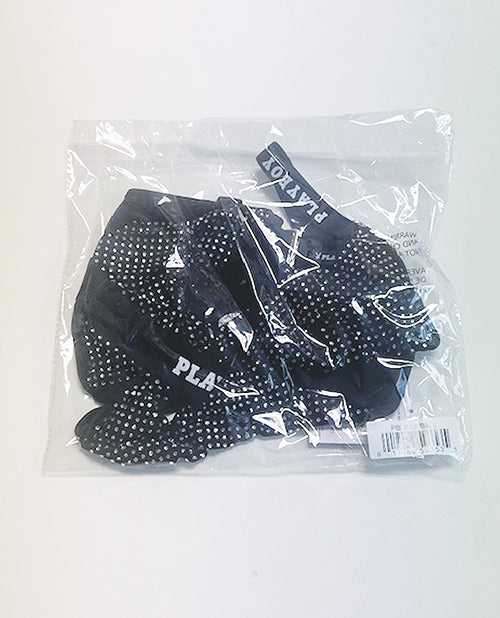 Playboy Disco Fever Rhinestone &amp; Spandex Teddy - Black XL