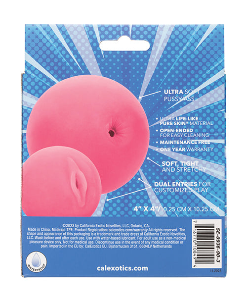Pop Sock! Pussy &amp; Ass Ball Masturbator - Pink