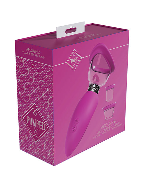 Shots Pumped Arousing Clitoral, Nipple &amp; Breast Pump - Pink