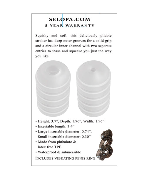 Selopa Ring Me Up Squishy &amp; Soft Stroker - Clear
