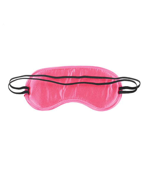 Sex &amp; Mischief Satin Blindfold - Hot Pink