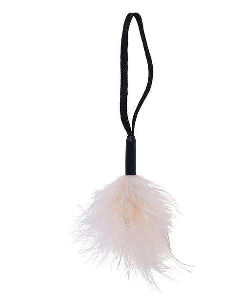 Sex &amp; Mischief Peaches 'n CreaMe Wrist Feather Tickler - CreaMe