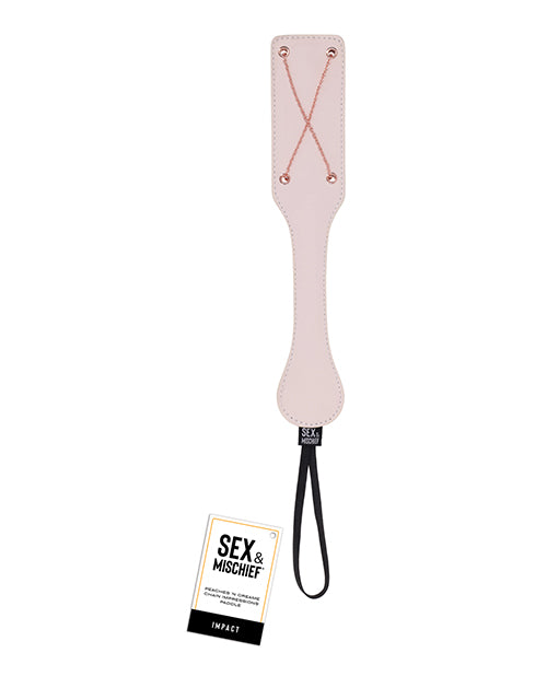 Sex &amp; Mischief Peaches 'n CreaMe Chain Impressions Paddle
