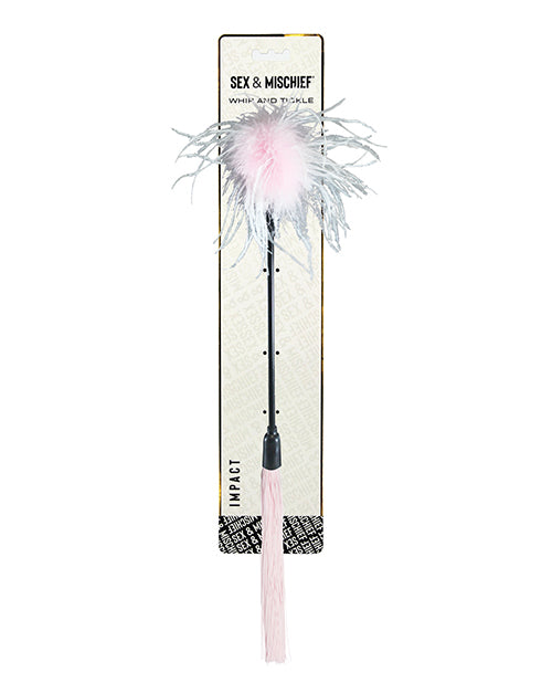 Sex &amp; Mischief Whip &amp; Tickle - Pink/White