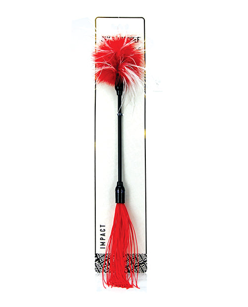 Sex &amp; Mischief Whip &amp; Tickle - Red/White
