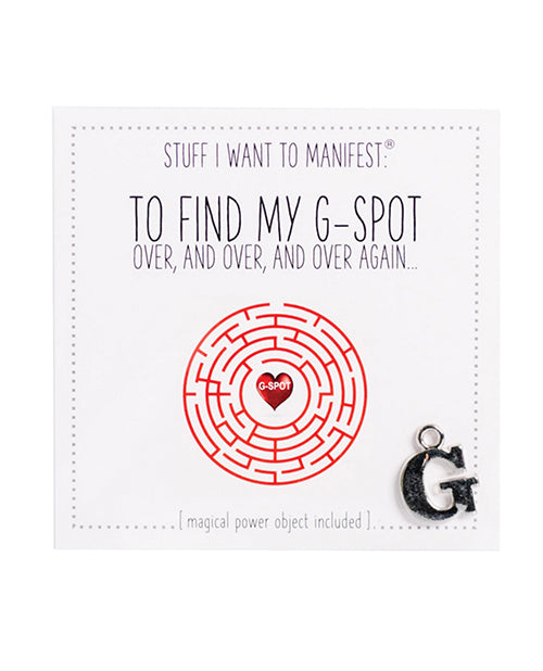 Warm Human Find My G Spot Mini Card &amp; Charm
