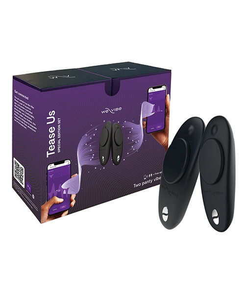 We-Vibe Moxie+ &amp; Moxie+ Tease Us Special Edition - Black